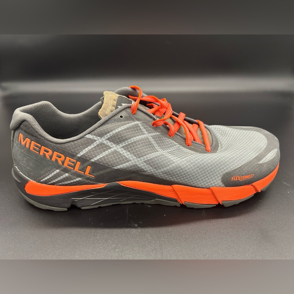 Merrell Charcoal and Tangerine Trail Shoes